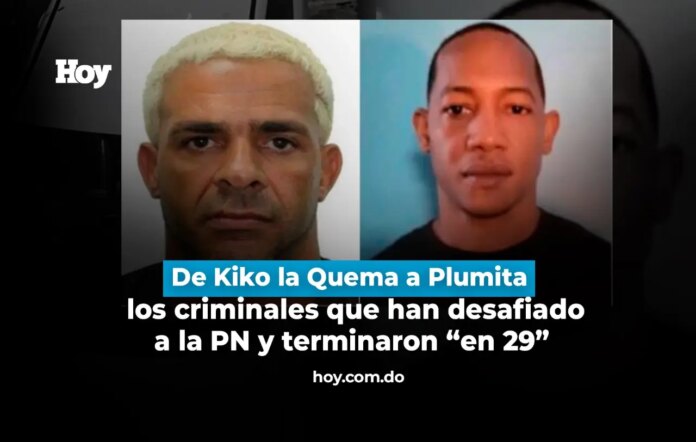 De Kiko la Quema a la Pluma; los criminales que han desafiado la PN y terminaron “en 29”