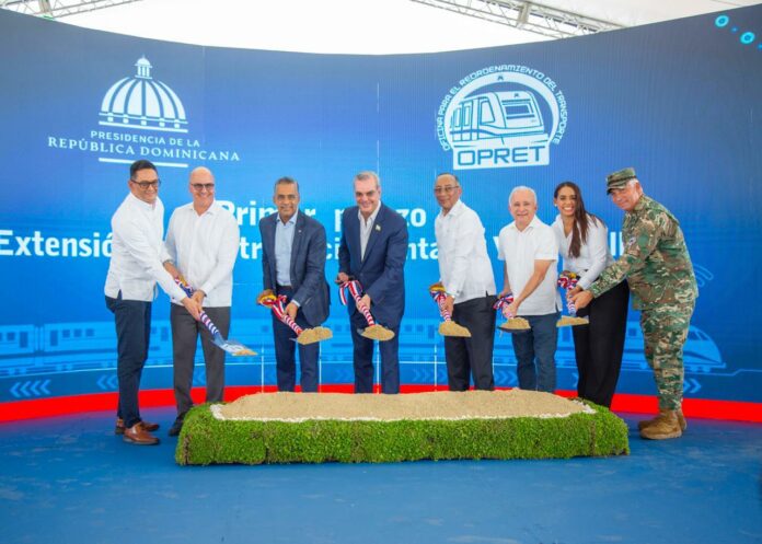 Abinader inaugura los trabajos de construcción de Metro hacia Punta de Villa Mella