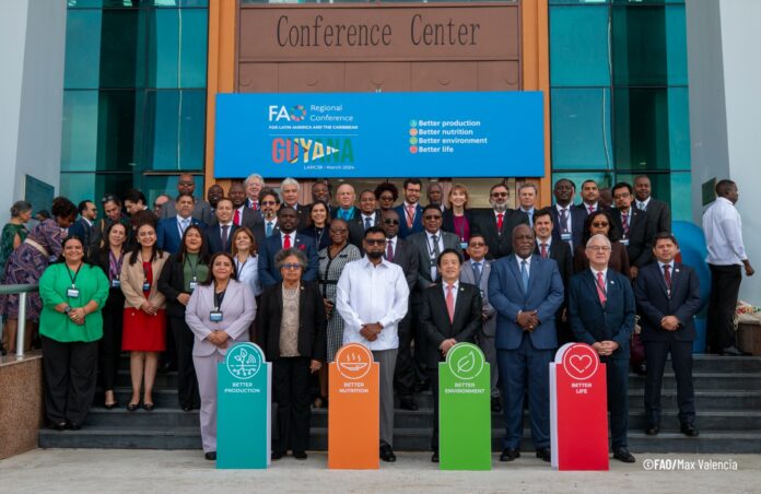 Conferencia de la FAO América Latina y el Caribe inicia con participación de presidentes y ministros