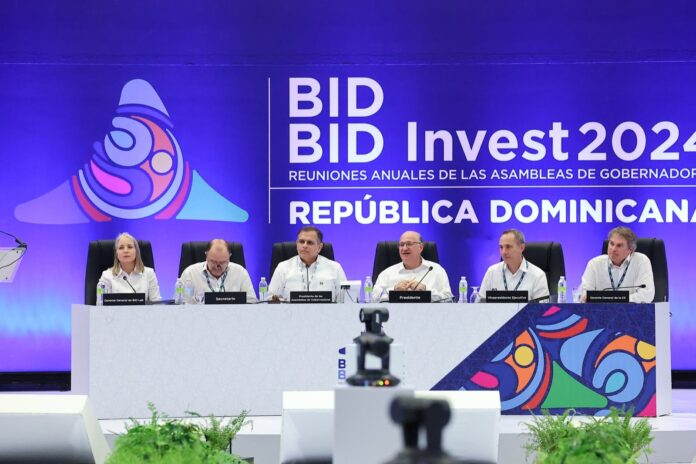 Gobernadores del BID acuerdan en RD capitalización de US$3,500 millones para financiar el sector privado