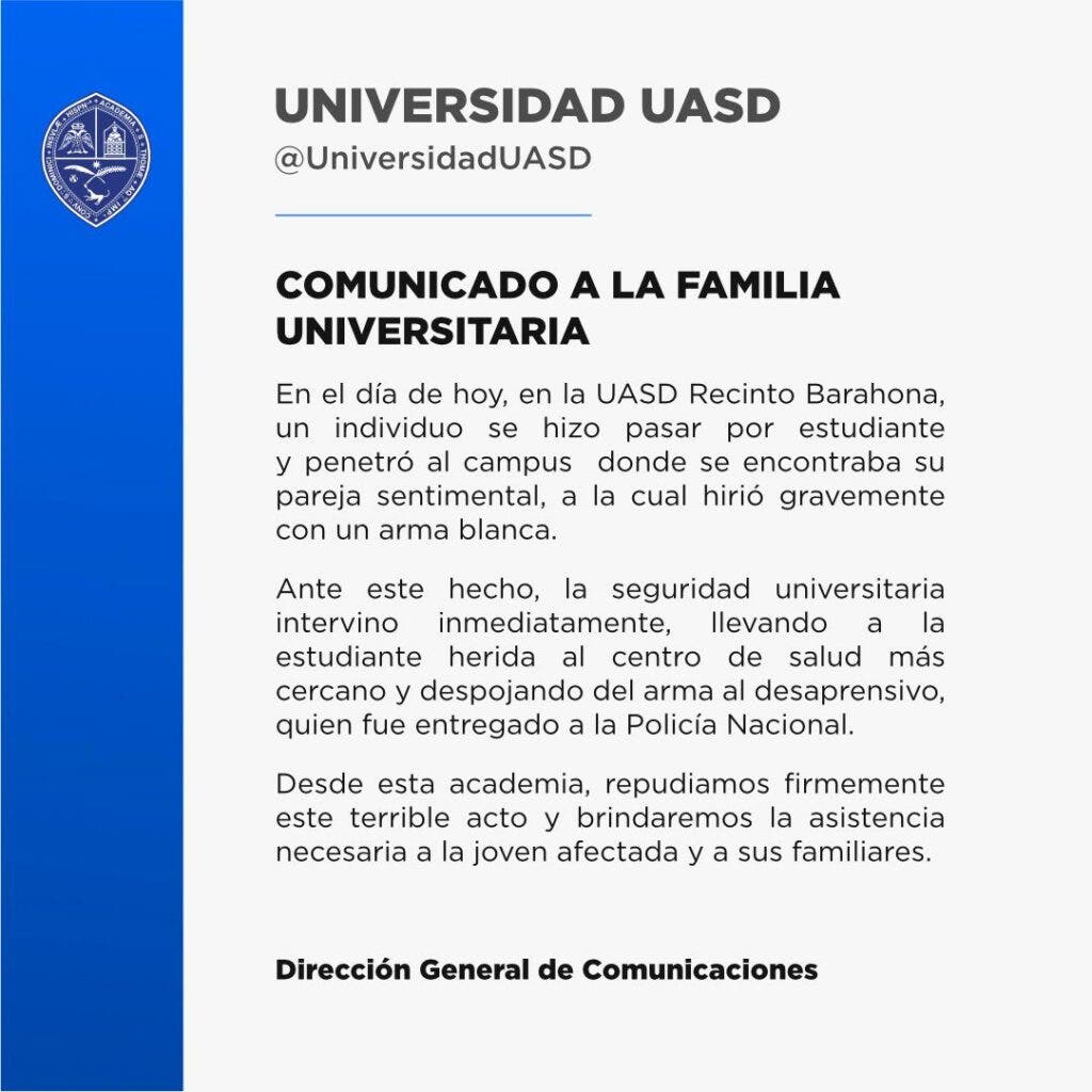 Se hizo pasar por estudiante de la UASD Barahona e