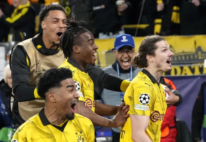 Borussia Dortmund supera 4-2 al Atlético Madrid y regresa a semis de la Champions