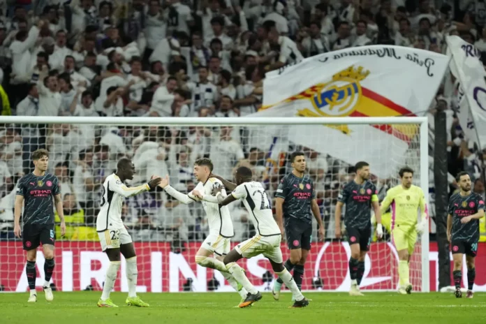 Real Madrid empata 3-3 con Manchester City en ida de Cuartes de Final UEFA Champions