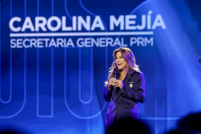 Carolina Mejía invita a votar por Abinader y candidatos del PRM