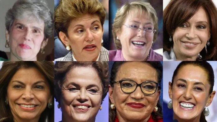 Quiénes son las 7 mujeres elegidas presidentas en América Latina antes de Sheinbaum