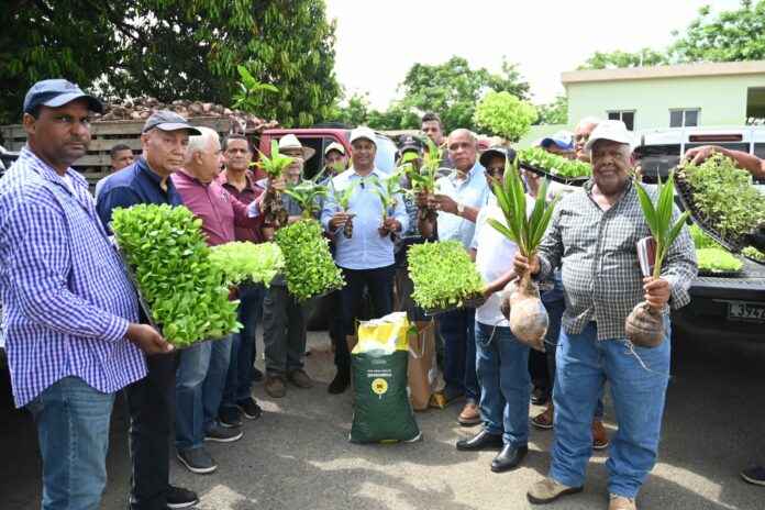 Agricultura apoya productores afectados por ventarrón en Cibao Central