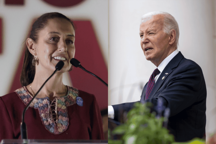 Biden llama por teléfono a Claudia Sheinbaum para felicitarla por su “histórico” triunfo en México