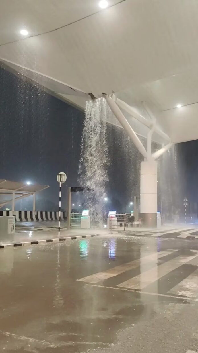 Colapsa techo del aeropuerto de Nueva Delhi por lluvias; deja un muerto y seis heridos