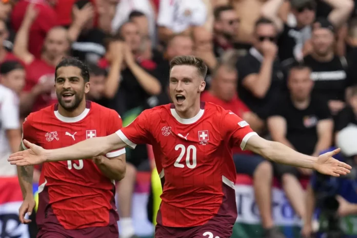 Suiza aguanta para vencer 3-1 a Hungría en la Eurocopa 2024