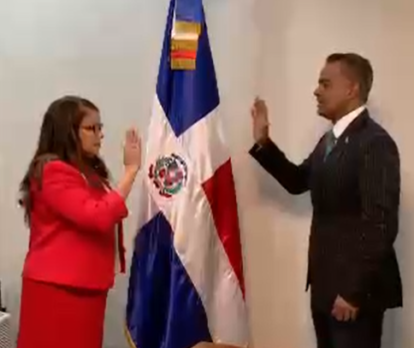 Digna Reynoso, directora saliente de Pasaportes. 