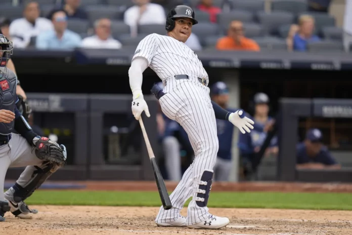 Juan Soto conecta 2 jonrones en victoria de los Yankees 9-1 a los Rays
