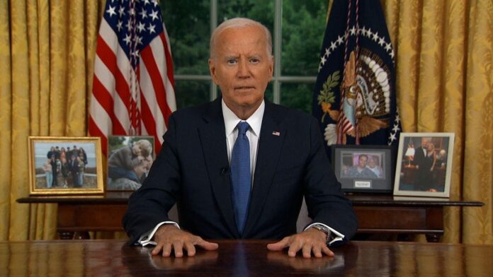 Biden se despide de los estadounidenses: es hora de «pasar el testigo» para salvar al país