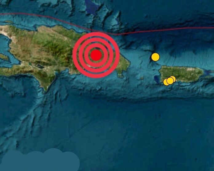 Reportan temblor de magnitud 4.2 con epicentro en Bayaguana