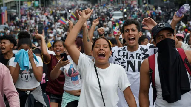 manifestación en venezuela