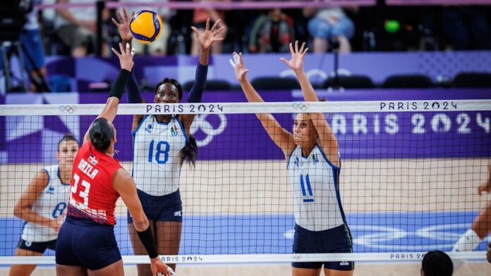 Juegos Olímpico: Italia derrota 3-1 a las Reinas del Caribe en París