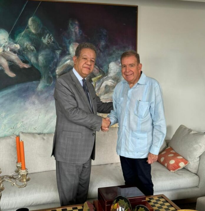 Leonel se reúne con Edmundo González, candidato opositor venezolano