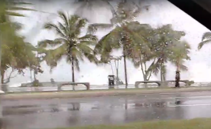 Video: esta es la condición del malecón de Santo Domingo por efectos de Beryl