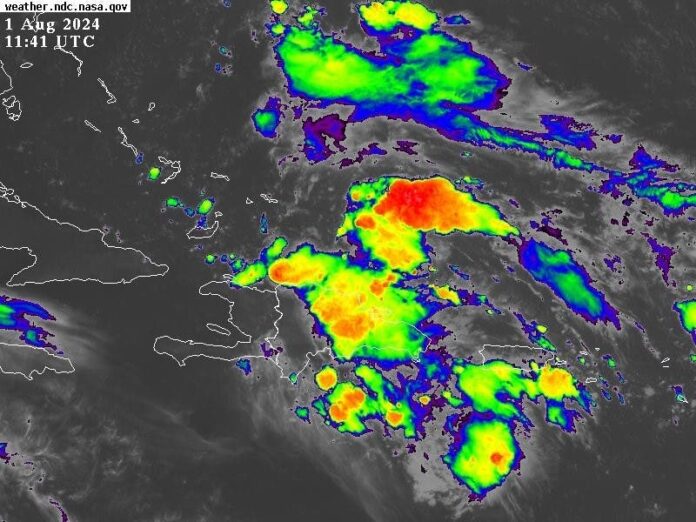 El Distrito Nacional y otras 11 provincias en alerta por onda tropical y vaguada