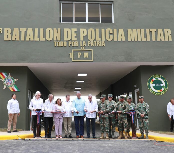 Abinader inaugura múltiples instalaciones en el ámbito militar