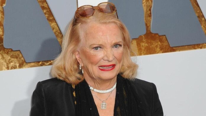 Muere Gena Rowlands, actriz de «The Notebook»