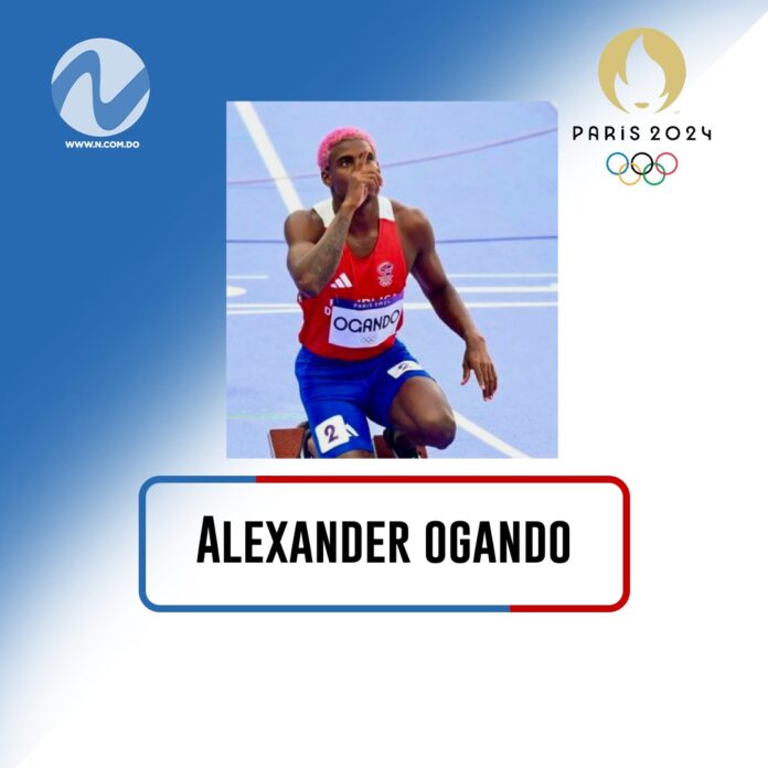 Alexander Ogando queda en 5to lugar en los 200 metros planos