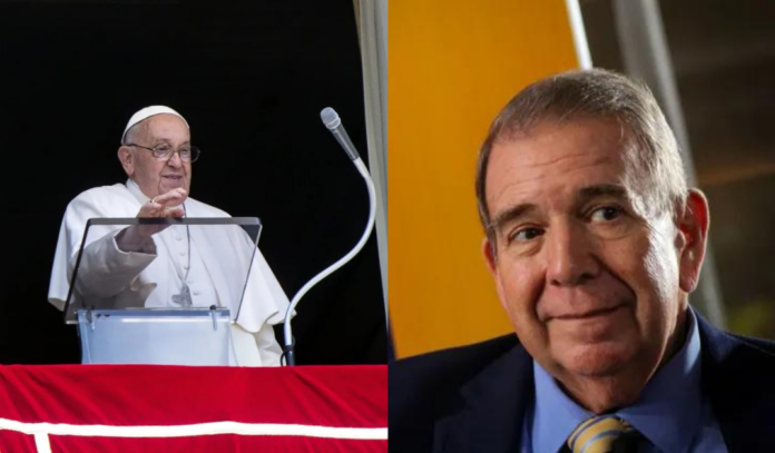 Edmundo González agradece al papa Francisco sus oraciones por Venezuela