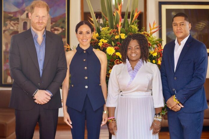 Harry y Meghan en Colombia