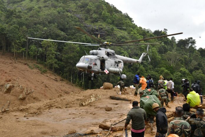 Labores de búsqueda tras avalanchas que dejaron 189 muertos se aceleran en el sur de India