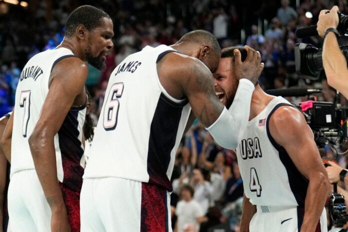 LeBron, Curry y Durant apuntan a un quinto oro seguido para EE. UU. que quiere evitar Francia