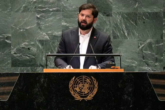 Boric en la ONU:  “Me niego a elegir entre el terrorismo de Hamás y el genocidio de Israel»