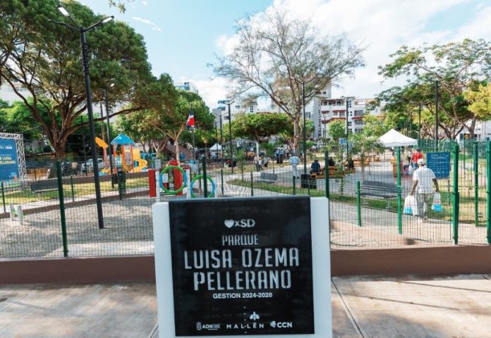 ADN rescata parque Luisa O. Pellerano en el Mirador Sur