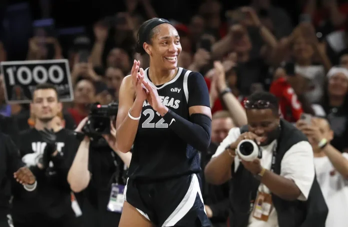 A’ja Wilson se convierte en la 1ra jugadora de la WNBA en alcanzar los 1.000 puntos en una temporada