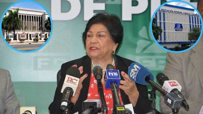 Fuerza del Pueblo dice es «inoportuna» fusión MINERD y MESCyT