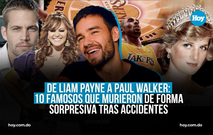 De Liam Payne a Paul Walker: 10 famosos que murieron de forma sorpresiva tras accidentes