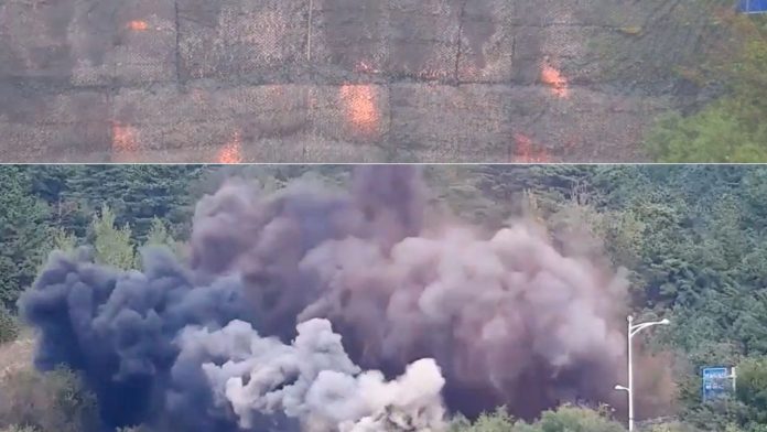 Corea del Norte destruye carreteras hacia Corea del Sur y sella su frontera