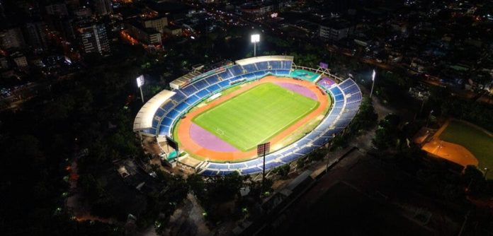 Luis Abinader inaugura primera etapa del Estadio