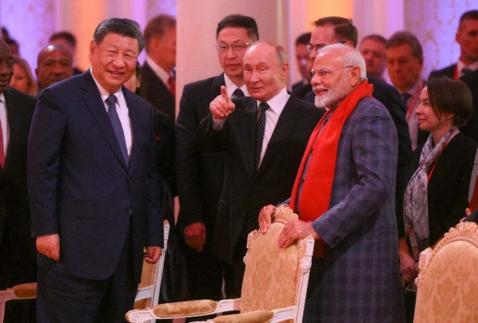 Putin inaugura la cumbre de países integran los BRICS