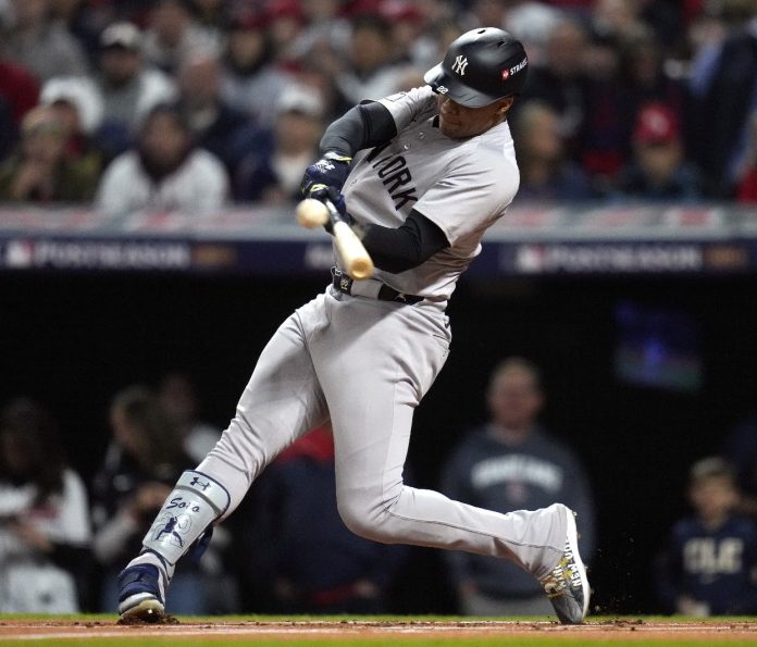 Yankees a ley de un juego pasar a la Serie Mundial