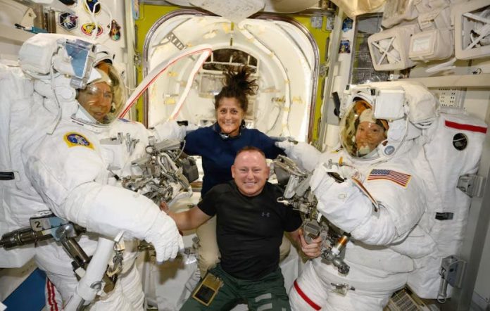 Los astronautas estadounidenses votan desde la Estación Espacial Internacional (EEI)