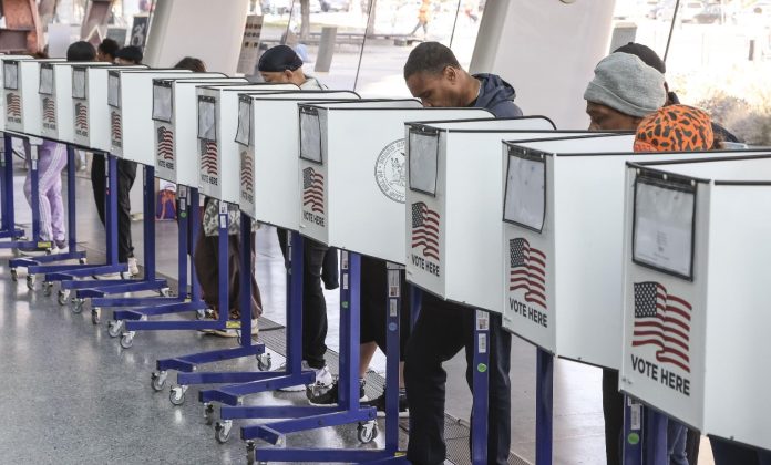 Masiva participación en jornada electoral de EU