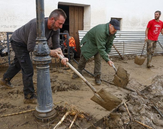 Temporal España deja desplazados