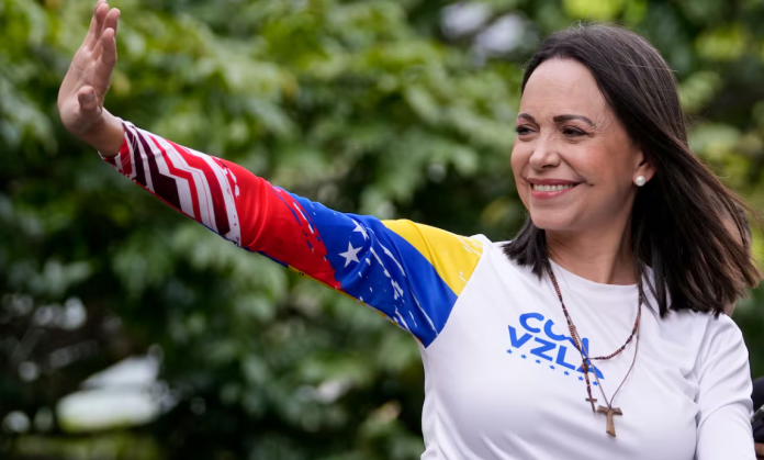 María Corina Machado alerta a Brasil de otra ola migratoria si Maduro sigue en el poder