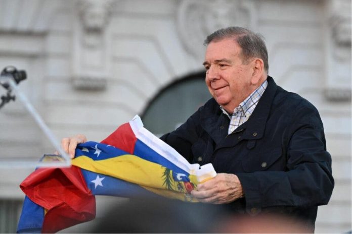 Edmundo González expresa su apoyo a Machado y al pueblo venezolano en jornada de protesta