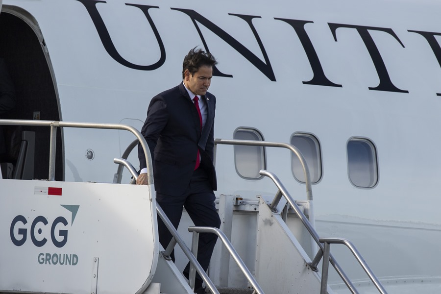Rubio llega a Costa Rica para hablar con Chaves sobre migración, seguridad y comercio