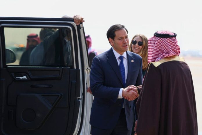 Marco Rubio aterriza en Arabia Saudí con el objetivo de poner fin  la guerra en Ucrania