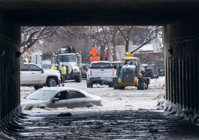 Inundaciones en Detroit: Fotos muestran daños por rotura de tubería principal de agua