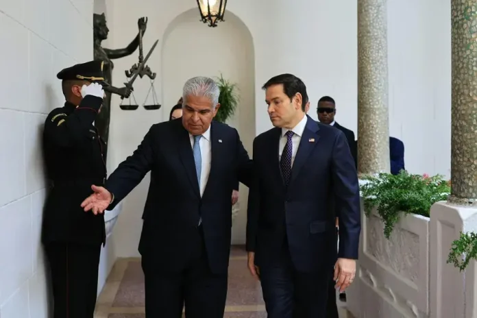 Mulino, después de reunirse con Rubio: «La soberanía de Panamá no está en cuestión»