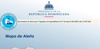 El COE emite alerta amarilla para nueve provincias y mantiene ocho en verde por vaguada