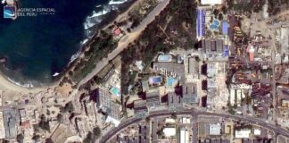 VISTA SATELITAL del antes y después de los potentes terremotos en Venezuela