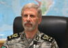 El jefe del Ejército iraní advierte sobre una respuesta aplastante ante cualquier incursión militar